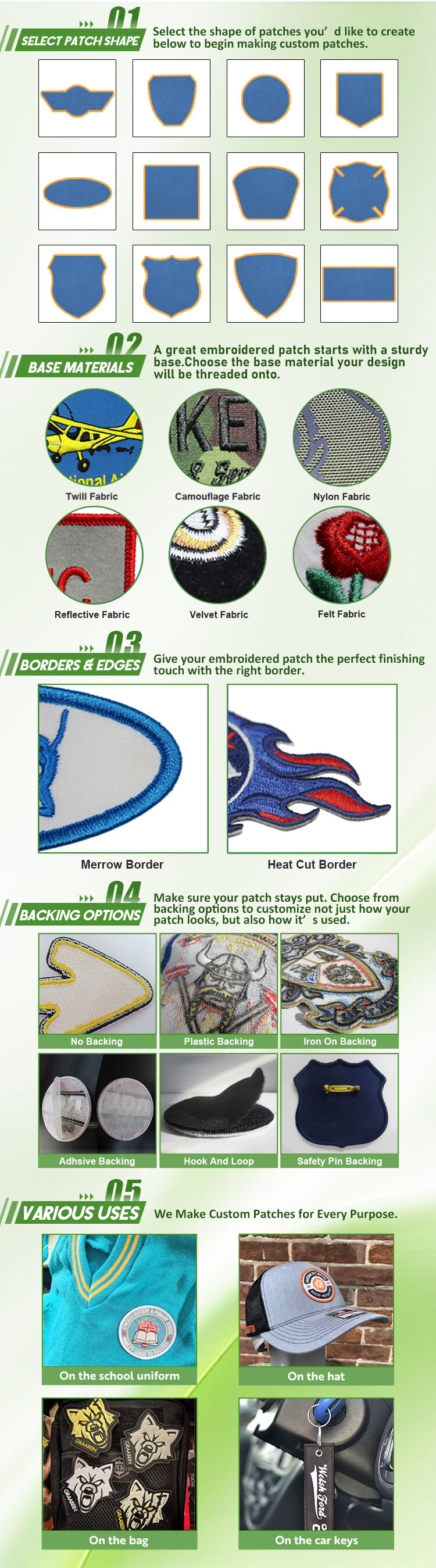 Parches Bordados Personalizados Para Ropa, Insignias De Logotipo Etiquetas De Nombre Diy Número Con Velcro I.1527891209